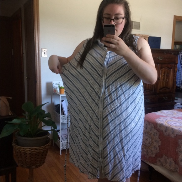 Sleeveless Button Down Dress - Picture 6 of 6